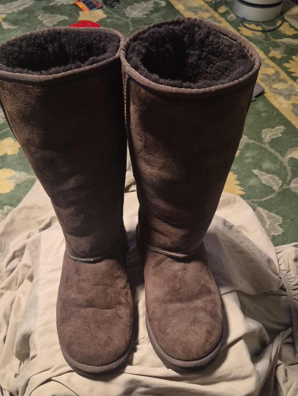 UGG Tall Classic Winter Boots Brown Suede